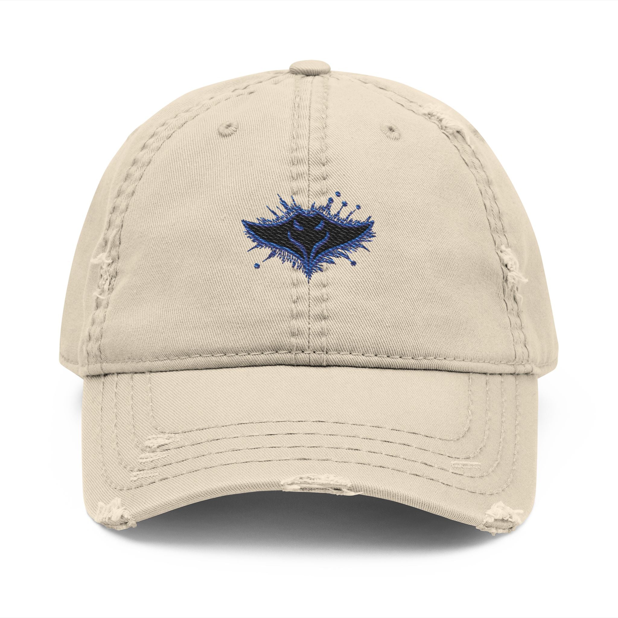 Ray Distressed Dad Hat (Embroidery)