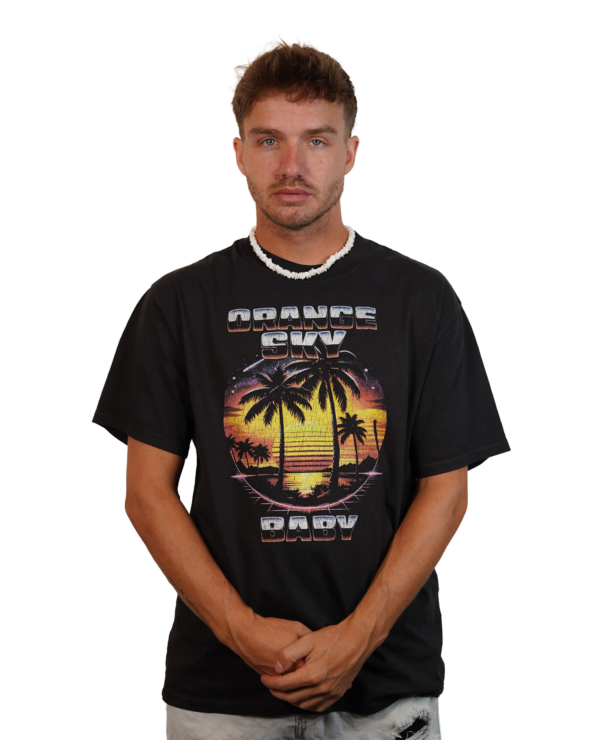 Orange Sky Baby Oversized Tee